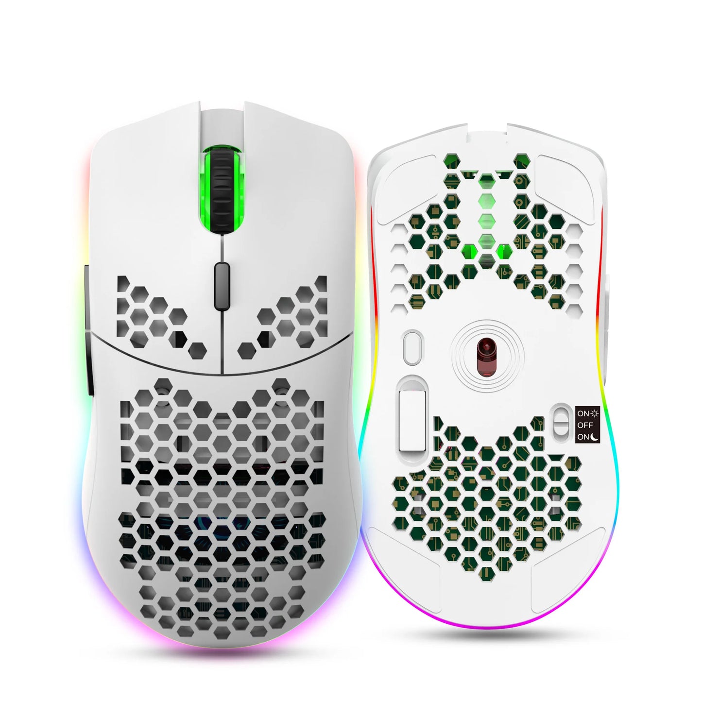 Wireless Rechargeable RGB Mouse