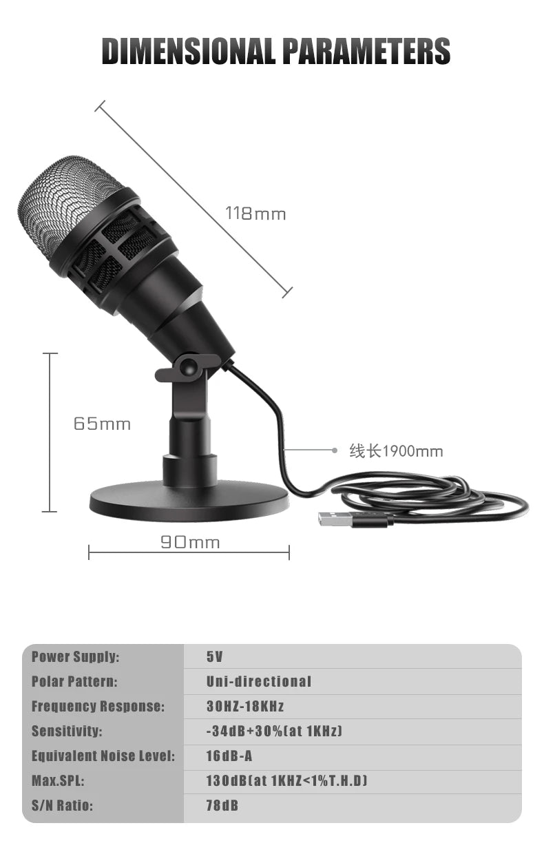 RGB Gaming Microphone