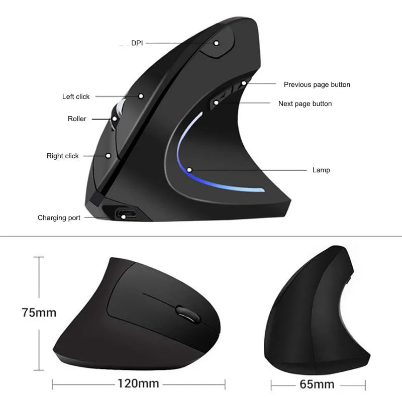 Vertical Ergonomic Mouse